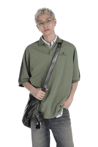 Masonprince B Logo Oversized Polo Tee - ShaLaoBan