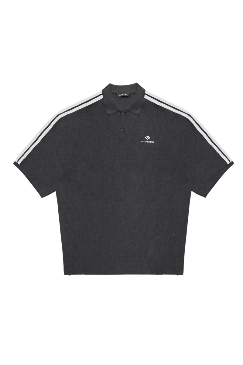 Masonprince B Logo Oversized Polo Tee - ShaLaoBan