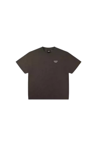 Dangerous People Back Patch Logo Tee in Soft Beige Cotton - ShaLaoBan