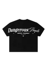 Dangerous People Back Shoulder Logo Tee - ShaLaoBan