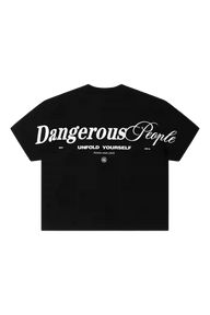 Dangerous People Back Shoulder Logo Tee - ShaLaoBan