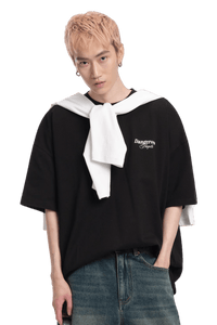 Dangerous People Back Shoulder Logo Tee - ShaLaoBan
