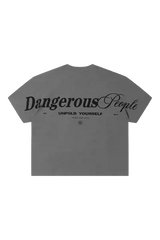 Dangerous People Back Shoulder Logo Tee - ShaLaoBan