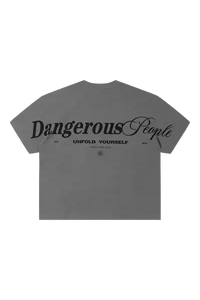 Dangerous People Back Shoulder Logo Tee - ShaLaoBan