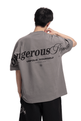 Dangerous People Back Shoulder Logo Tee - ShaLaoBan
