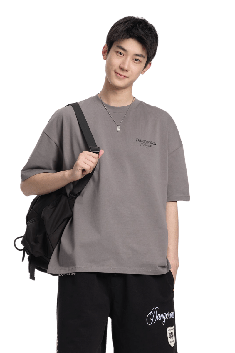 Dangerous People Back Shoulder Logo Tee - ShaLaoBan