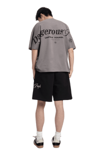 Dangerous People Back Shoulder Logo Tee - ShaLaoBan