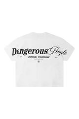 Dangerous People Back Shoulder Logo Tee - ShaLaoBan