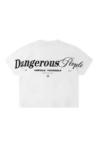 Dangerous People Back Shoulder Logo Tee - ShaLaoBan
