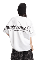 Dangerous People Back Shoulder Logo Tee - ShaLaoBan