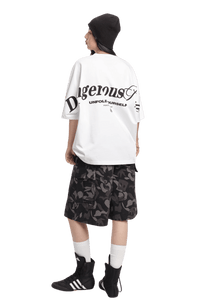 Dangerous People Back Shoulder Logo Tee - ShaLaoBan