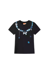 IDontSmoke Beaded Necklace Print Ladies Tee