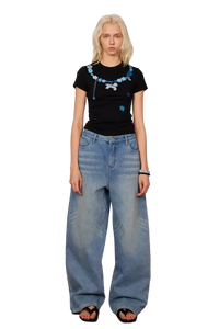 IDontSmoke Beaded Necklace Print Ladies Tee