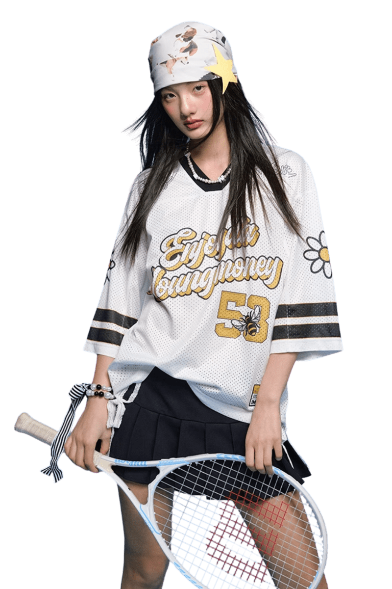 MEDM SS25 Bee Mesh Jersey Tee