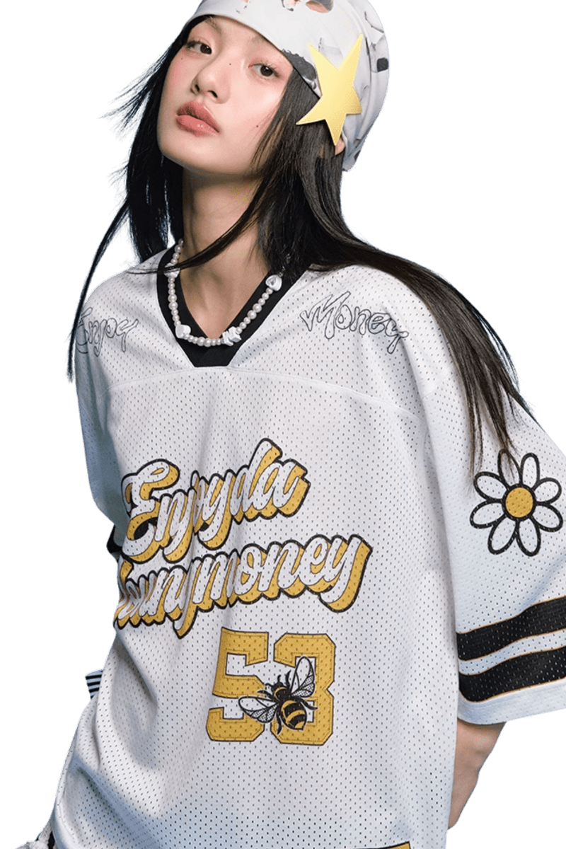 MEDM SS25 Bee Mesh Jersey Tee