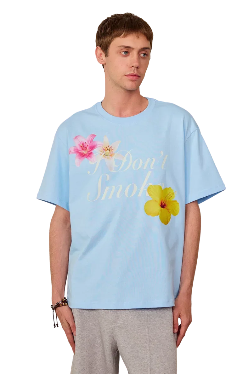 IDontSmoke Big Flower Art Tee