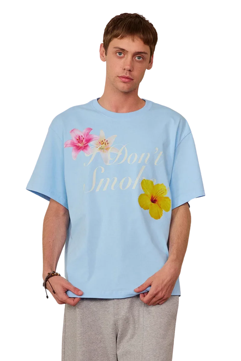 IDontSmoke Big Flower Art Tee