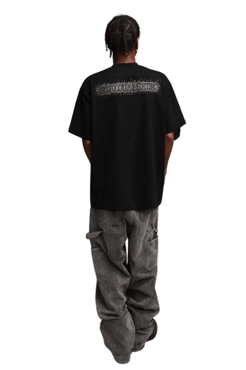 MEDM SS25 Big M Rhinestone Tee - ShaLaoBan