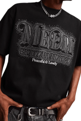 MEDM SS25 Big M Rhinestone Tee - ShaLaoBan