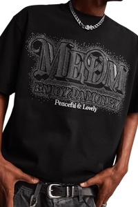 MEDM SS25 Big M Rhinestone Tee - ShaLaoBan