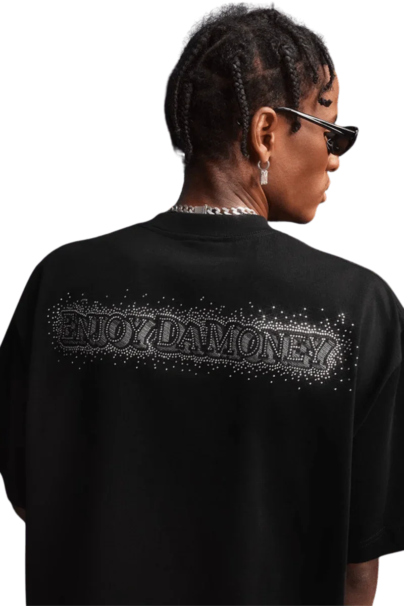 MEDM SS25 Big M Rhinestone Tee - ShaLaoBan