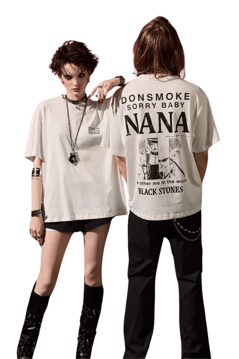 IDontSmoke Black Stones Band Tee - ShaLaoBan
