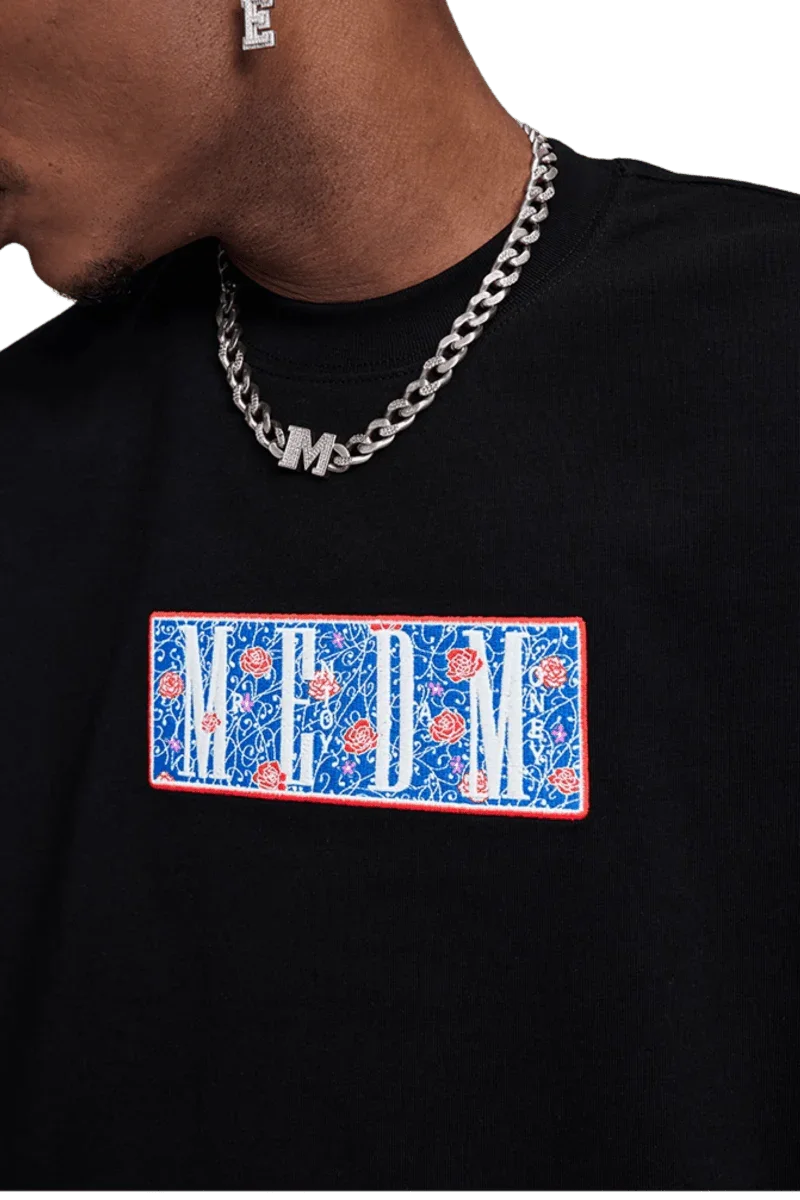 MEDM SS25 Box Floral Logo Tee