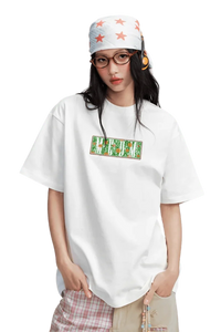 MEDM SS25 Box Floral Logo Tee