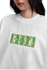 MEDM SS25 Box Floral Logo Tee