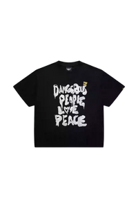 Dangerous People Brush Logo Tee - ShaLaoBan