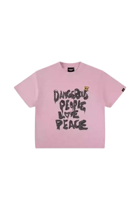 Dangerous People Brush Logo Tee - ShaLaoBan