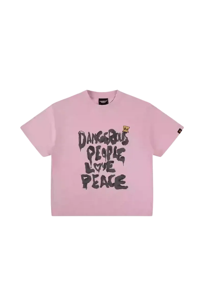 Dangerous People Brush Logo Tee - ShaLaoBan