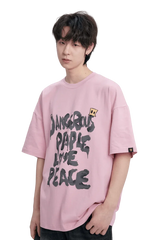 Dangerous People Brush Logo Tee - ShaLaoBan