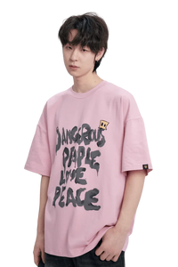 Dangerous People Brush Logo Tee - ShaLaoBan