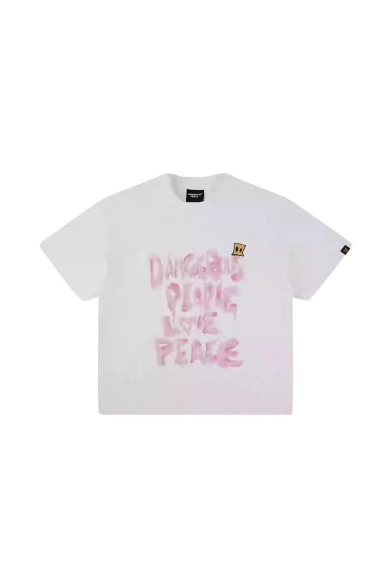 Dangerous People Brush Logo Tee - ShaLaoBan