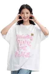Dangerous People Brush Logo Tee - ShaLaoBan