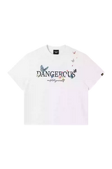 Dangerous People Butterfly Embroidery Tee