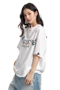 Dangerous People Butterfly Embroidery Tee