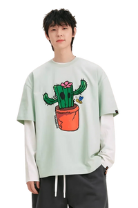 Dangerous People Cactus Paper Bag Man Tee - ShaLaoBan