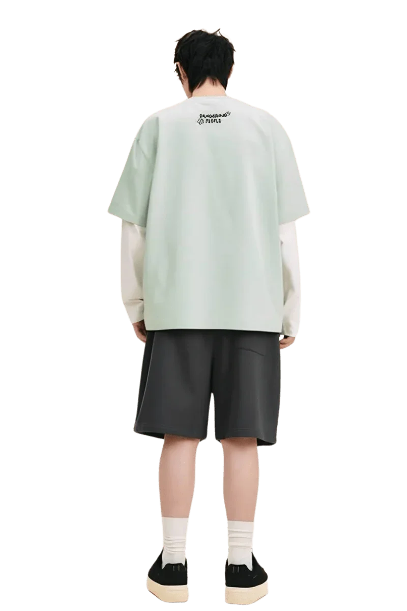 Dangerous People Cactus Paper Bag Man Tee - ShaLaoBan