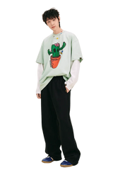 Dangerous People Cactus Paper Bag Man Tee - ShaLaoBan