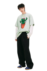 Dangerous People Cactus Paper Bag Man Tee - ShaLaoBan