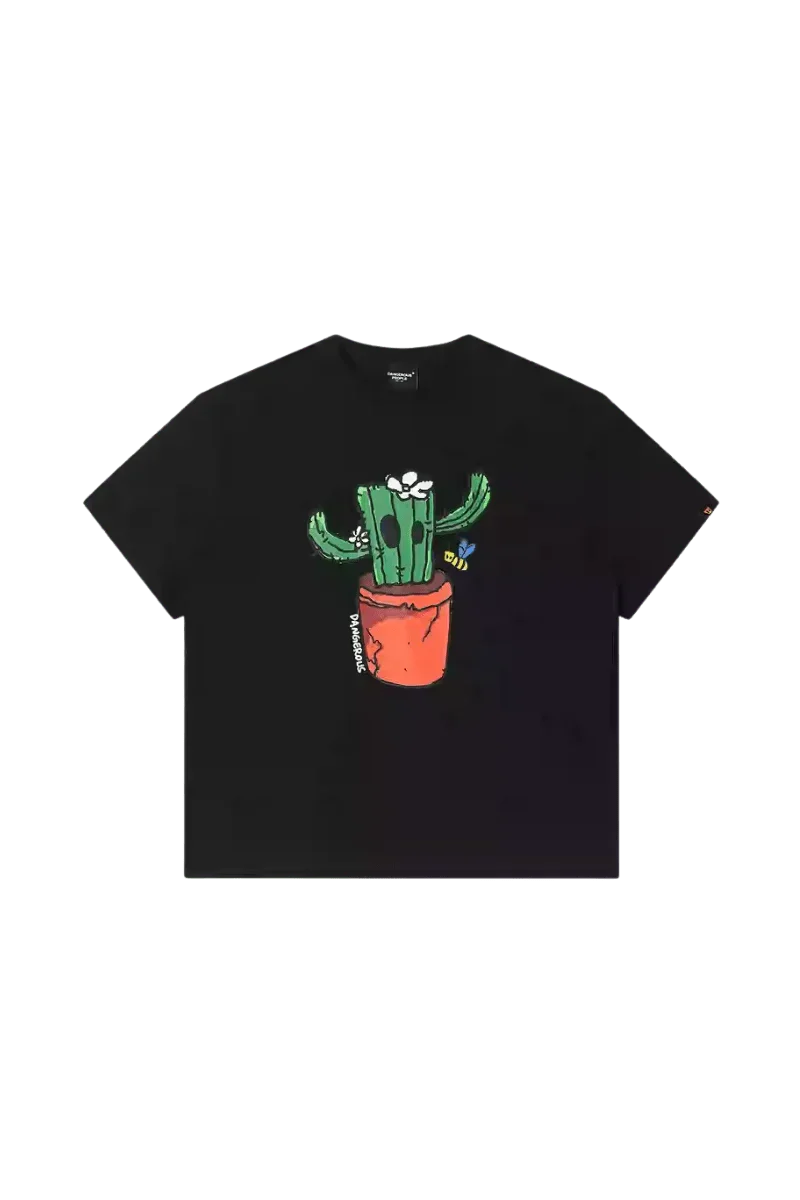 Dangerous People Cactus Paper Bag Man Tee - ShaLaoBan