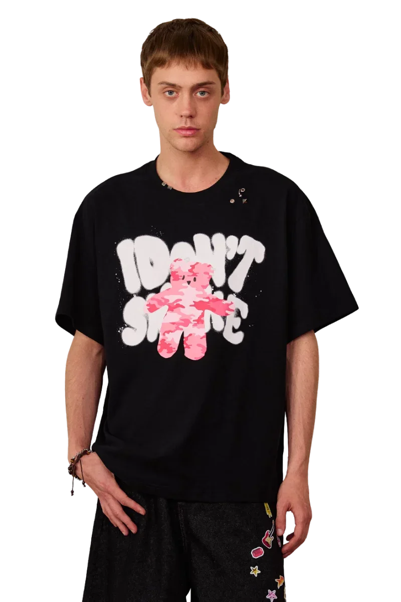 IDontSmoke Camouflage Bear Tee