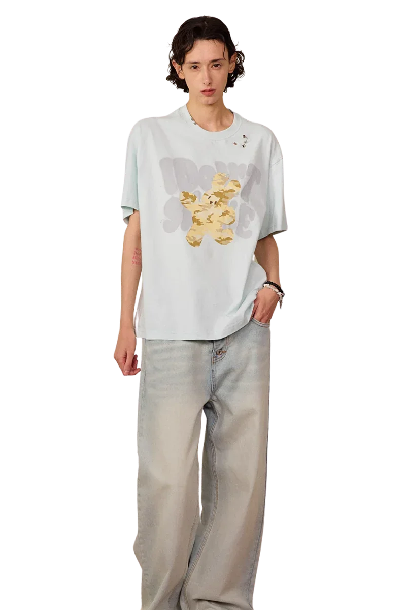 IDontSmoke Camouflage Bear Tee