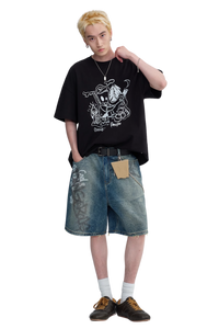 Dangerous People Camping Paper Bag Man Tee