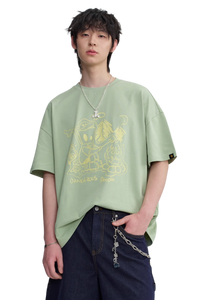 Dangerous People Camping Paper Bag Man Tee