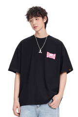 Dangerous People Candy Embroidery Tee - ShaLaoBan