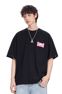 Dangerous People Candy Embroidery Tee - ShaLaoBan