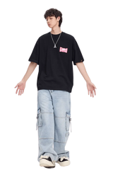 Dangerous People Candy Embroidery Tee - ShaLaoBan